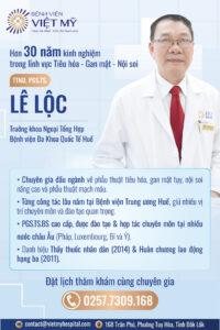 Profile Bác sĩ Lê Lộc Bệnh Viện Việt Mỹ Phú Yên
