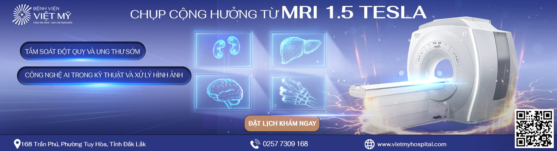 Banner máy MRI - Bệnh Viện Việt Mỹ Phú Yên