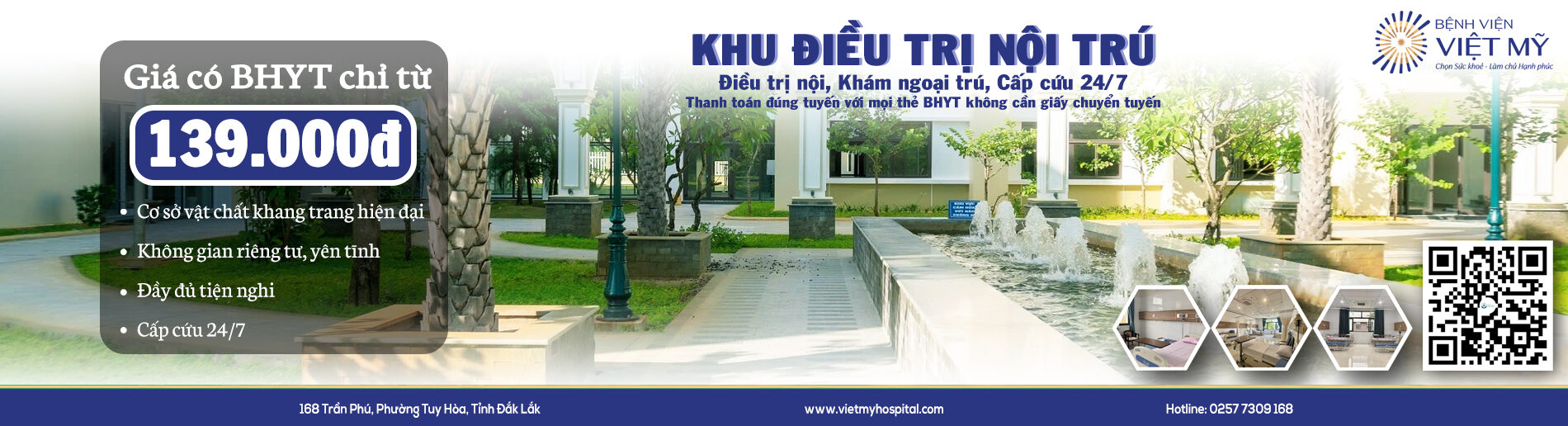 Banner nội trú Bệnh Viện Việt Mỹ Phú Yên