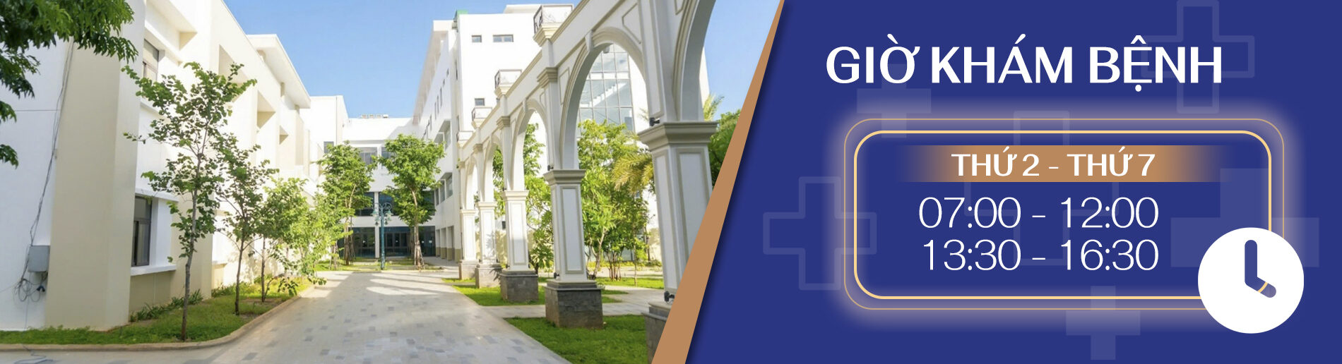 Banner thời gian khám Bệnh Viện Việt Mỹ Phú Yên